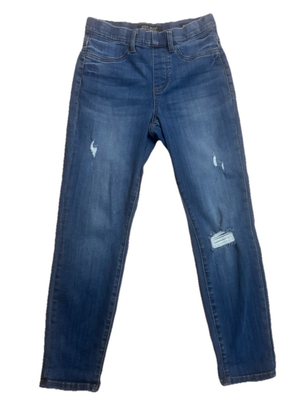 Judy Blue Simply Love Boyfriend Jeans Women’s 3/26 Medium Wash Distressed denim